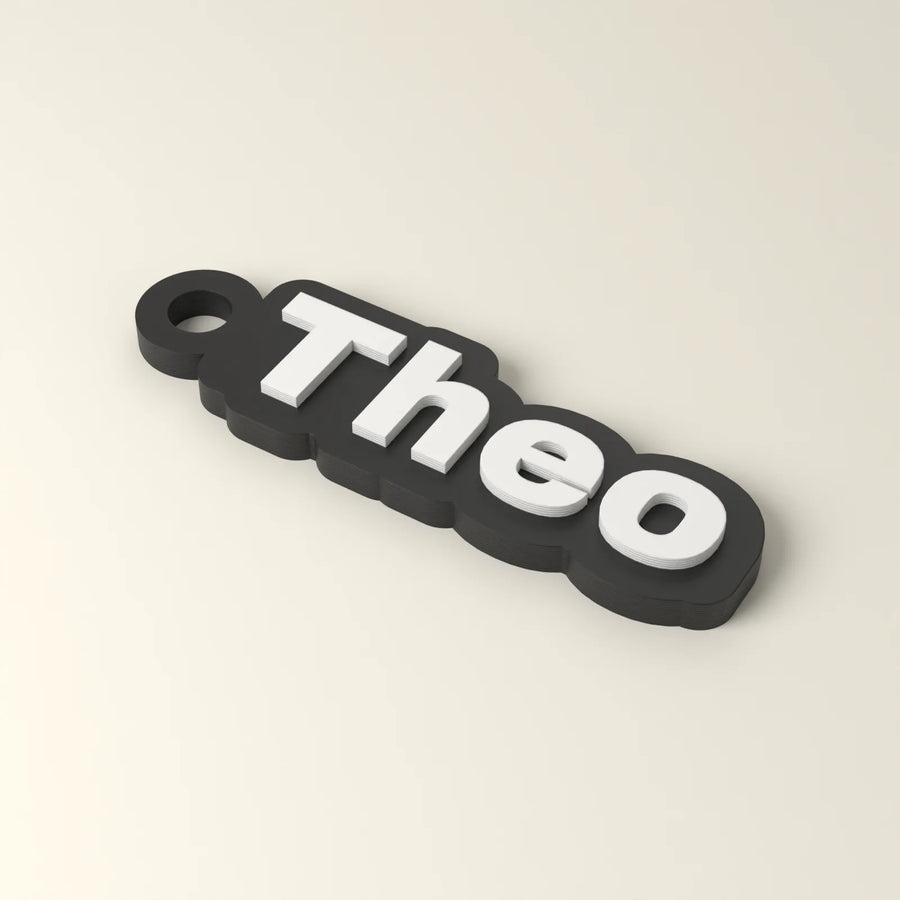 Schlüsselanhänger mit Name (Rendering)