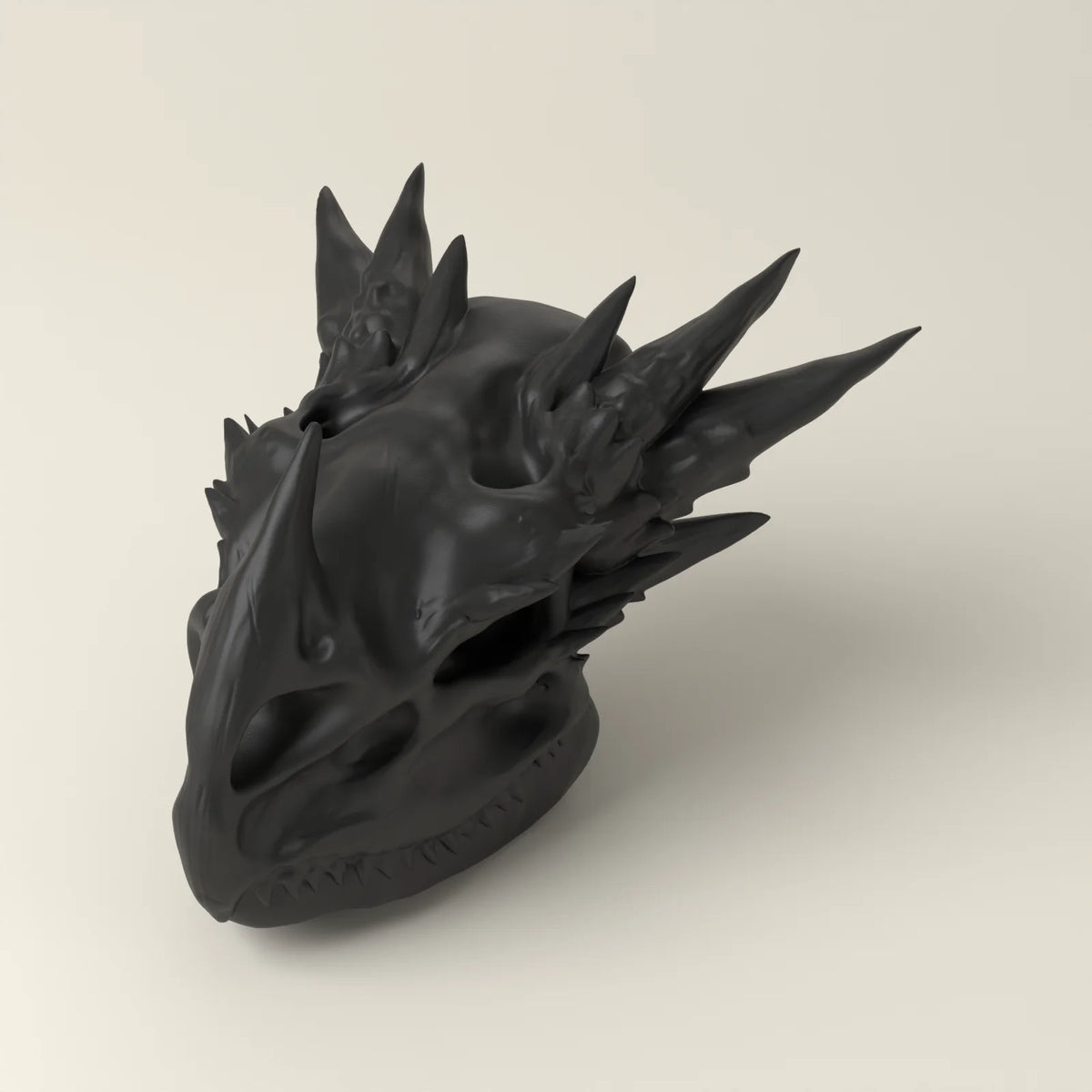Drachenschädel als Dekoobjekt (Rendering)