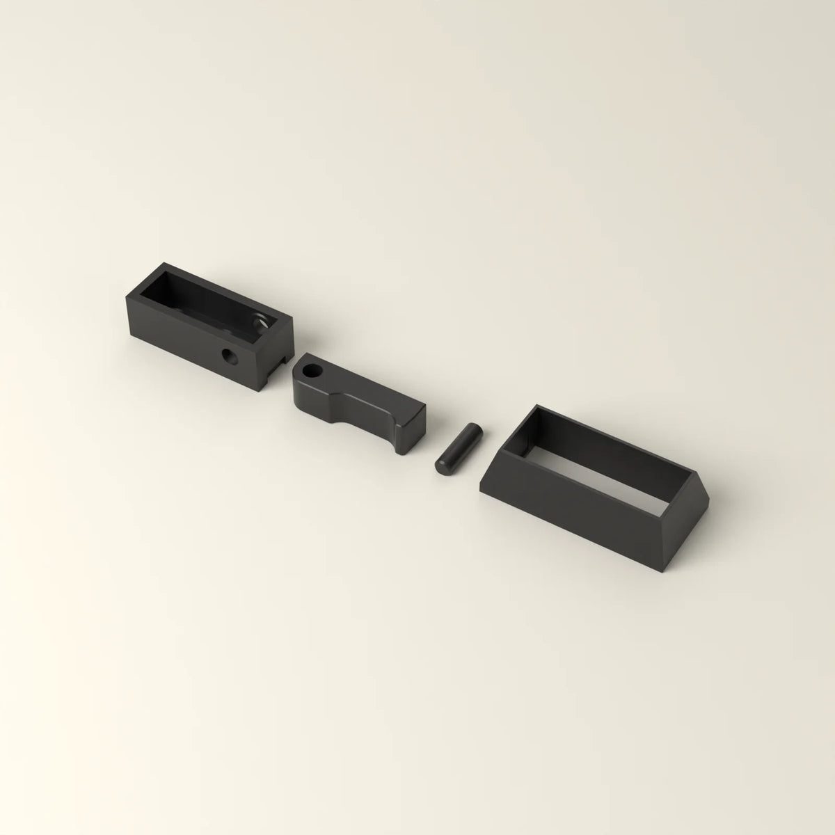 Klapphaken für die Wand (Rendering)