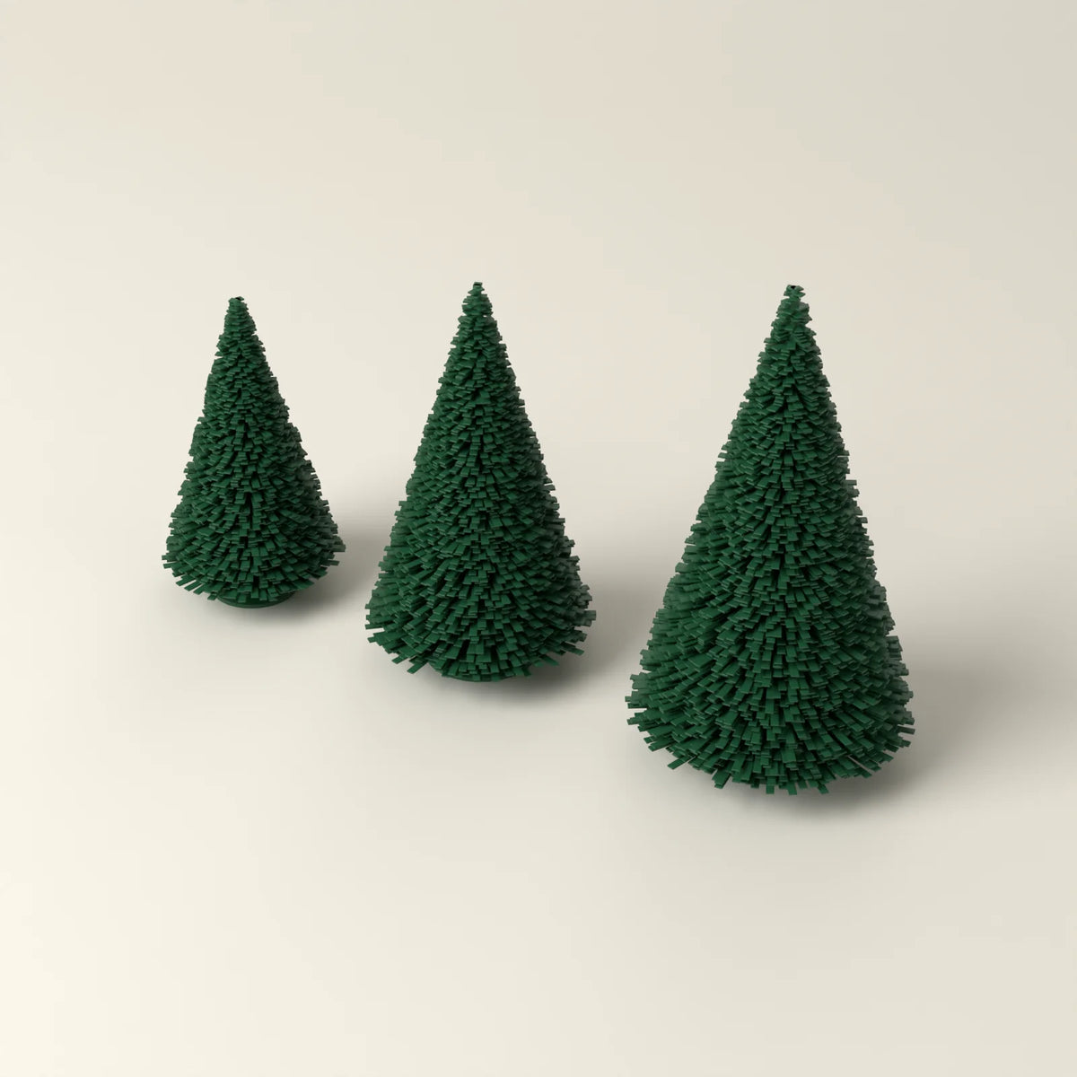 Mini-Tannenbaum mit dichten Zweigen (Rendering)